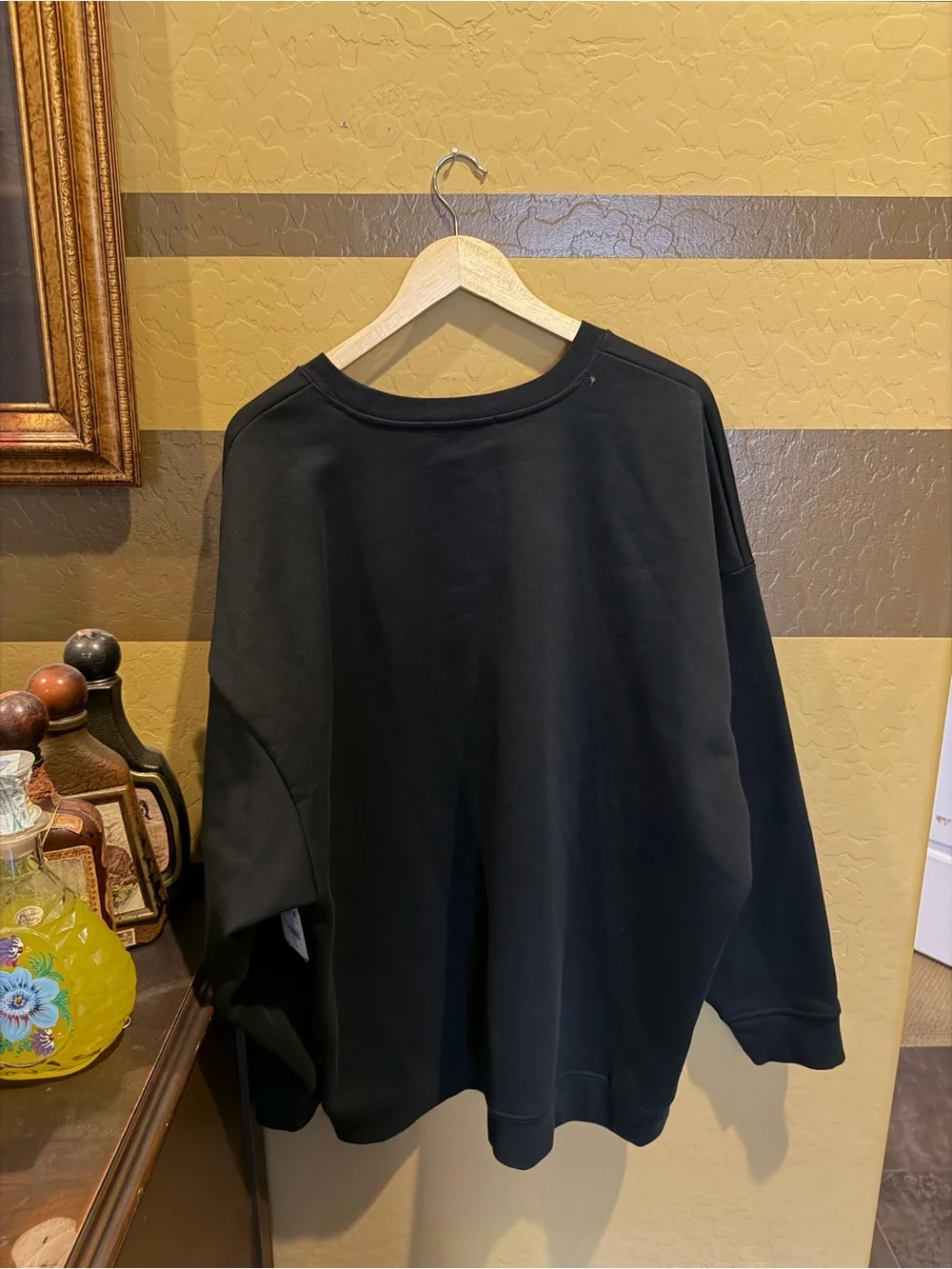 Favorite Daughter Black Crewneck Tee with Subtle Logo - Picture 4 of 6